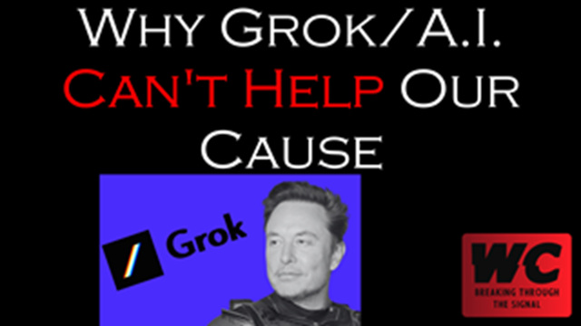 Why Grok/AI Can't Help Our Cause
