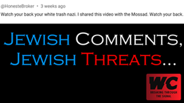 Jewish Comments, Jewish Threats, etc...